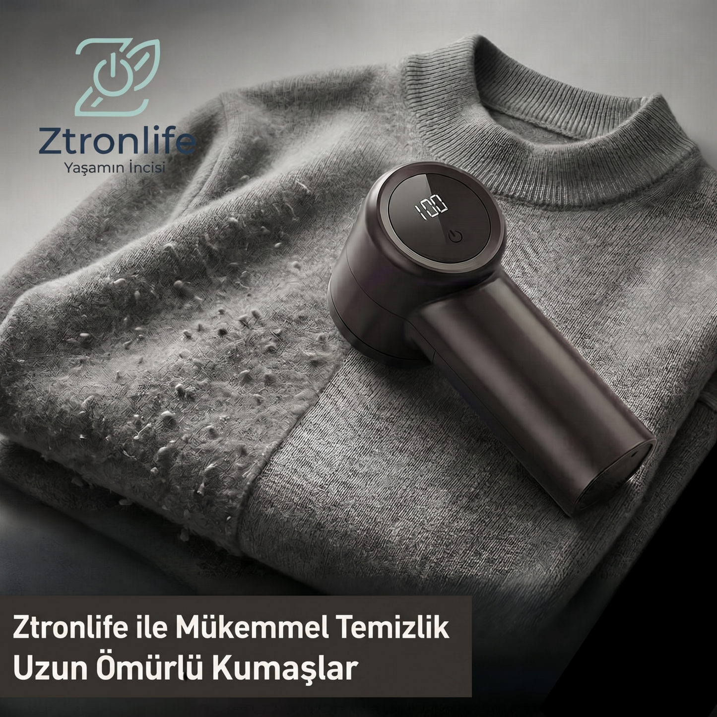 Ztronlife Dijital Göstergeli Profesyonel Tüy Temizleyici
